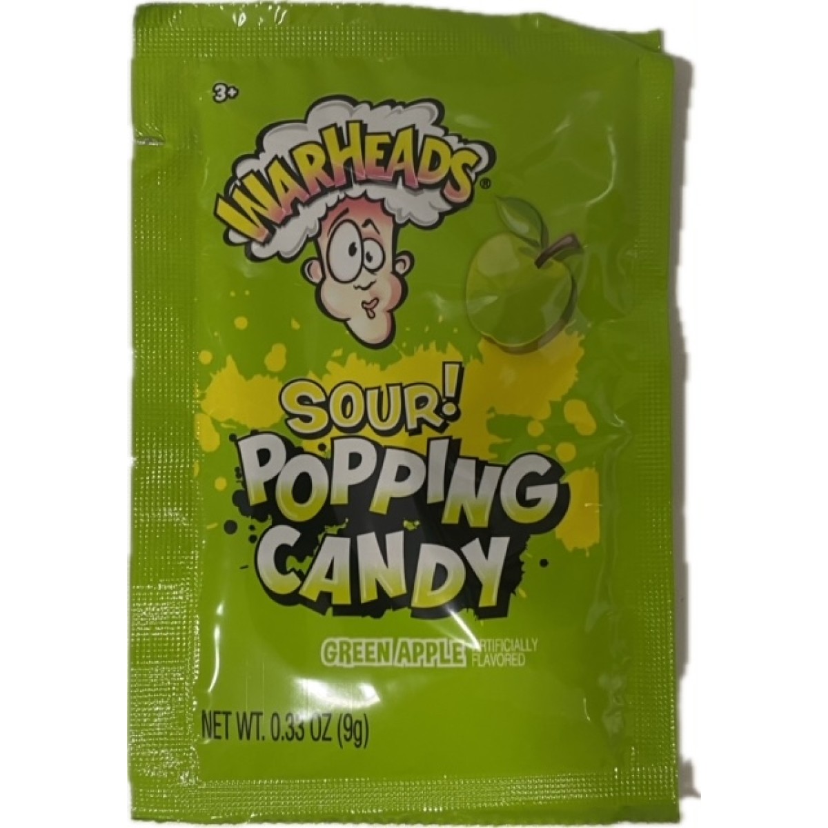 Warheads Popping candy appel